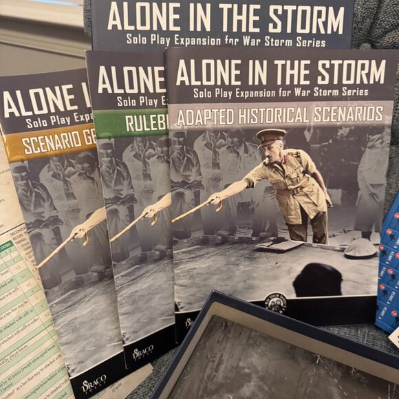 Alone in the Storm: Solo Play Expansion for War Storm Series (open, unpunched) - Picture 10 of 15